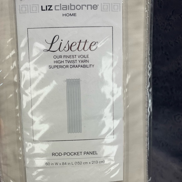 Liz Claiborne Accents Liz Claiborne Lisette Rodpocket Drape Panel